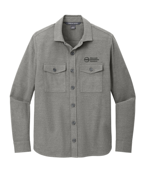 Mercer+Mettle Long Sleeve Twill Overshirt