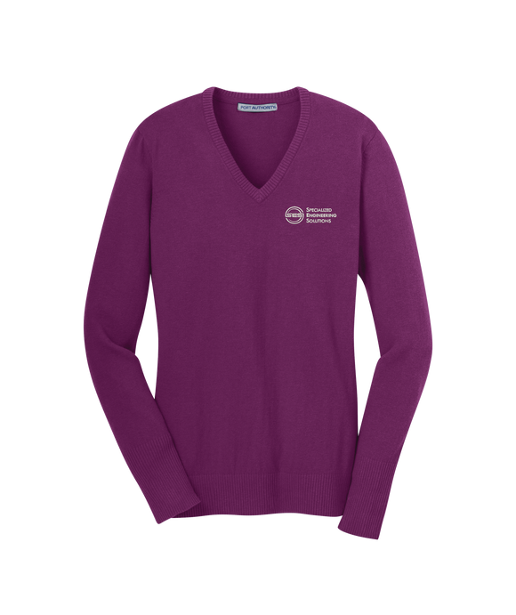 Port Authority® Ladies V-Neck Sweater