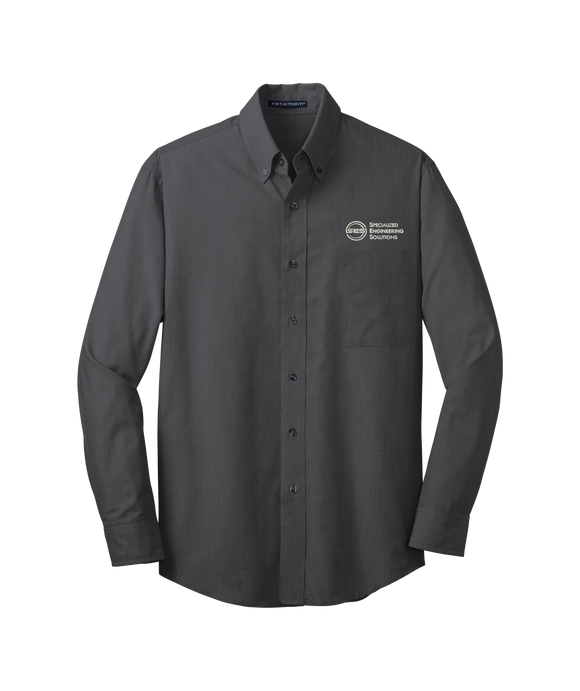 Port Authority® Crosshatch Easy Care Shirt