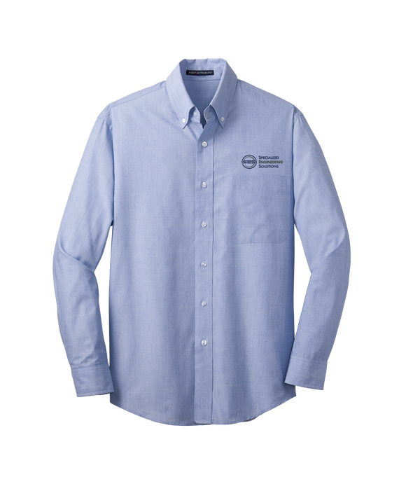 Port Authority® Tall Crosshatch Easy Care Shirt