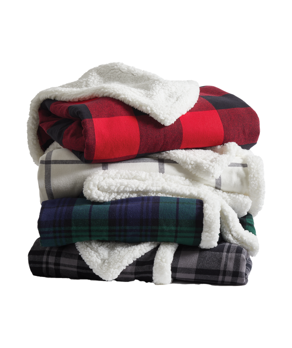 Port Authority ® Flannel Sherpa Blanket
